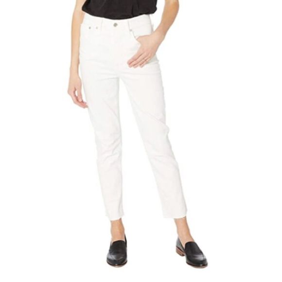 Madewell Denim - MADEWELL the Perfect Vintage Jean!  white, raw hem